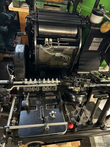 Hete stempelmachine Heidelberg Prägetiegel