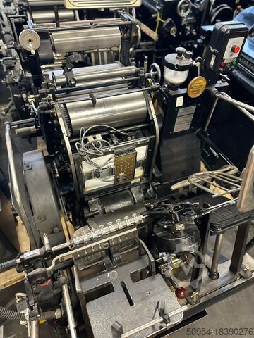 Hete stempelmachine Heidelberg Prägetiegel