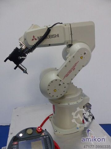6-assige gelede arm robot Mitsubishi RV-3SDB-S15 m. Steuerung u. R46TB