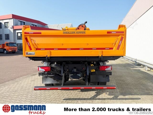 Camion benne MAN TGS 18.320 4x4 BL, Winterdienstausstattung, Kran
