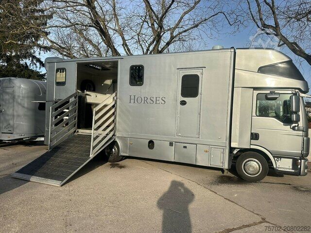 Livestock transporter MAN TGL 8150 3-4 Pferde Wohnmobilzulassung