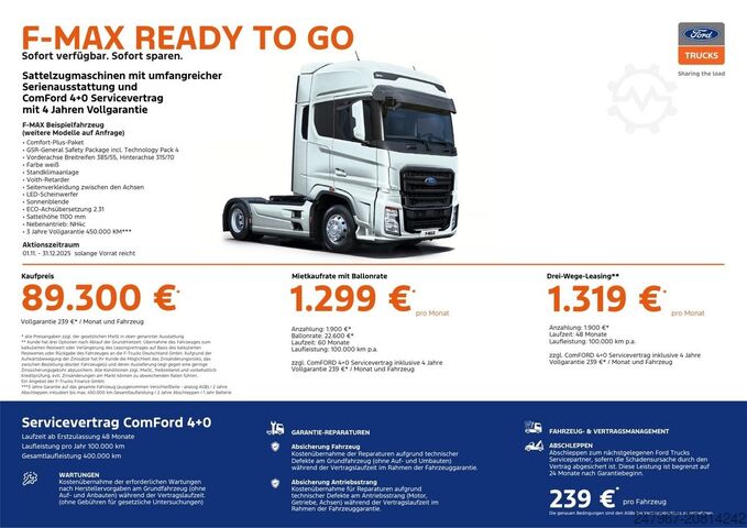 Standardní tahač Ford F-MAX Lagerwagenaktion