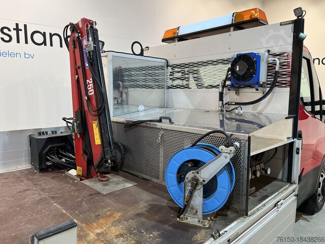 Autocarro a pianale con gru Iveco Daily 35C16 Open Laadbak / HMF Kraan / Euro 6 /...