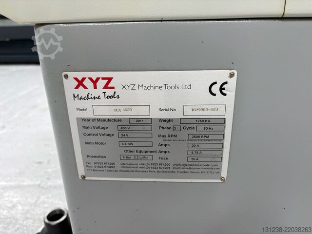 Tour CNC XYZ Proturn SLX 1630 ProtoTRAK Lathe