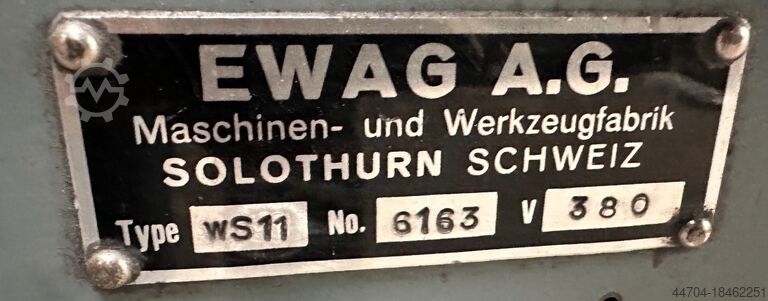 Gereedschap slijpmachine EWAG WS 11