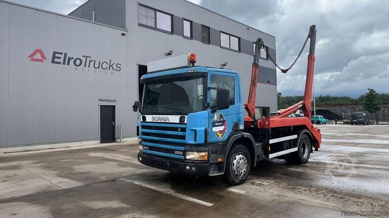 Transport av containrar Scania G94 - 220 (EURO 2 / MANUAL PUMP / MANUAL GEARBO...