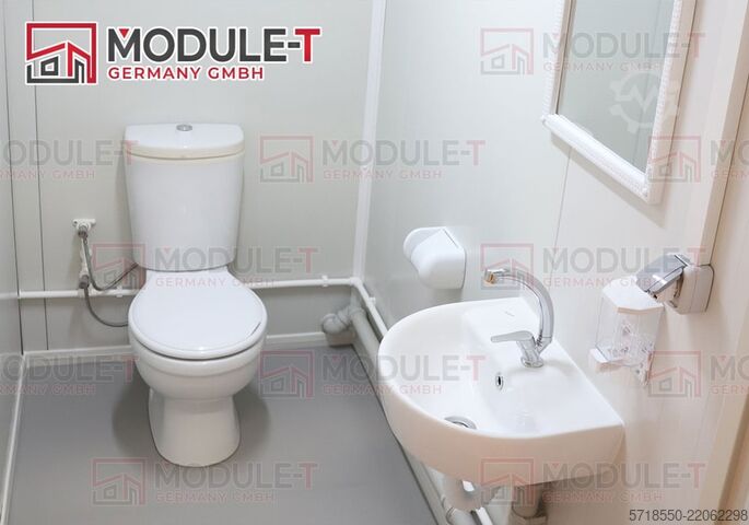 Koupelnový kontejner Umkleidecontainer / WC / Duschcontainer 3,00×2,40m