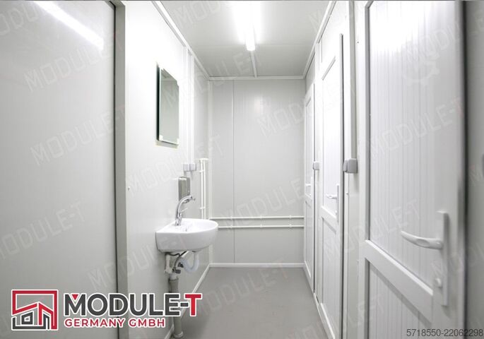 Koupelnový kontejner Umkleidecontainer / WC / Duschcontainer 3,00×2,40m