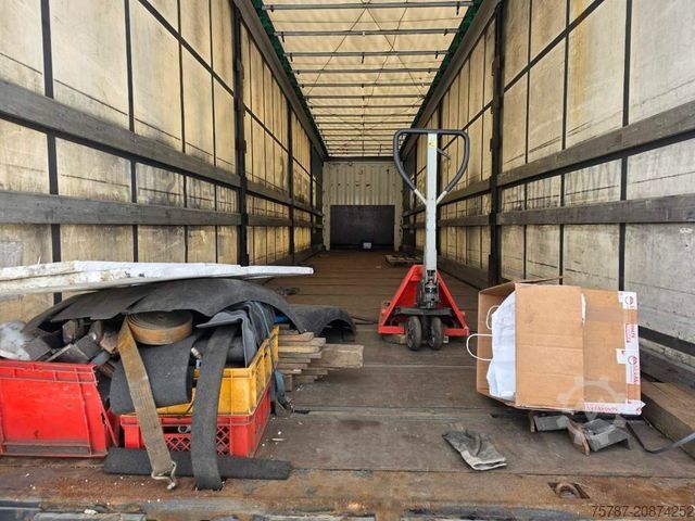 Auflieger mit Pritsche & Plane KRONE Joloda Mega Gardine, Lift, Hubdach