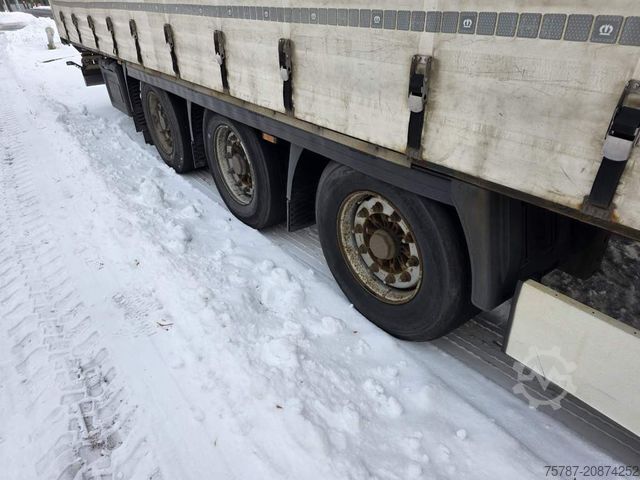 Auflieger mit Pritsche & Plane KRONE Joloda Mega Gardine, Lift, Hubdach