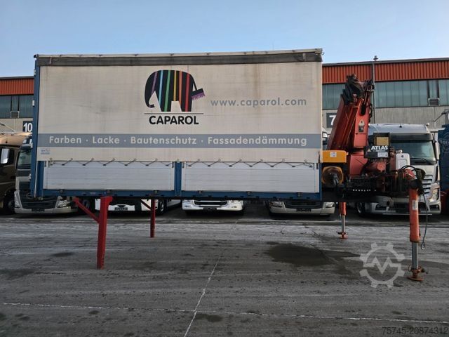 Yarı römork  GLEICH PR.+PL. * ATLAS AK 190.1 * 16.3M KRAN *