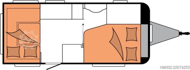 Karavan HOBBY De Luxe 460 UFe Inklusive Auflastung 1.500 kg
