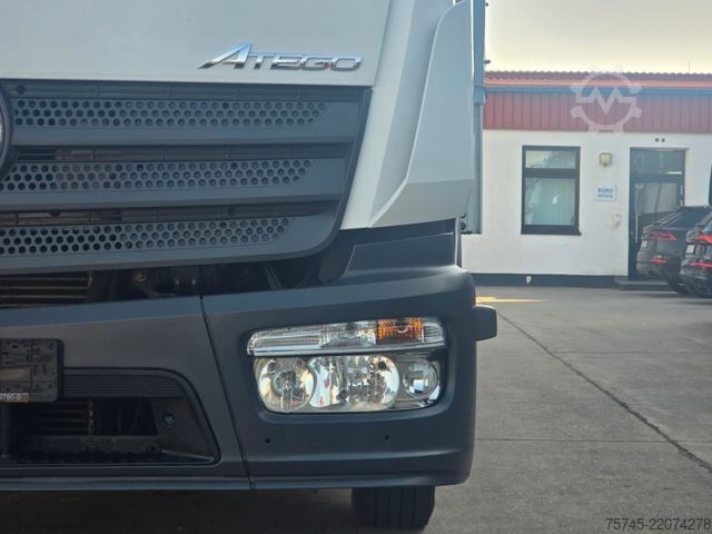 Plattewagen met zeil MERCEDES-BENZ ATEGO 818 * ACC * 1T LBW *