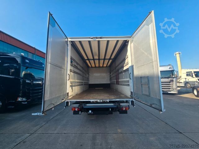 Plattewagen met zeil MERCEDES-BENZ ATEGO 818 * ACC * 1T LBW *