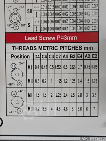 Metalldrehmaschine Rogi WL360X1000