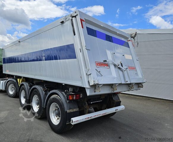 Üç yönlü damperli yarı römork KEMPF SKM 35/3 AK Alukastenmulde