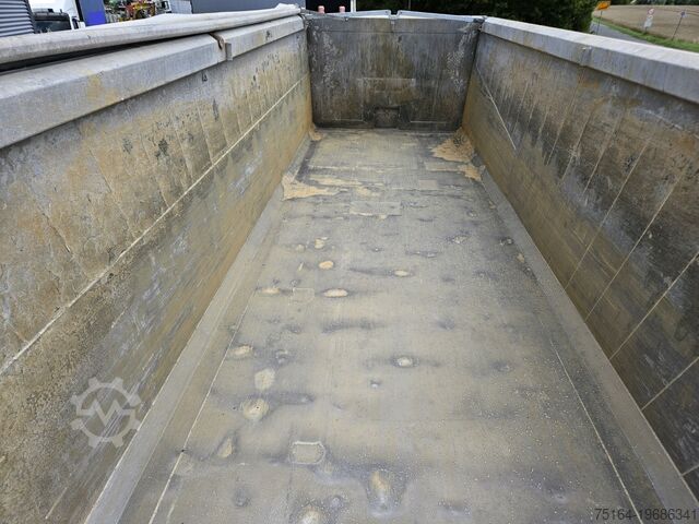 Üç yönlü damperli yarı römork KEMPF SKM 35/3 AK Alukastenmulde