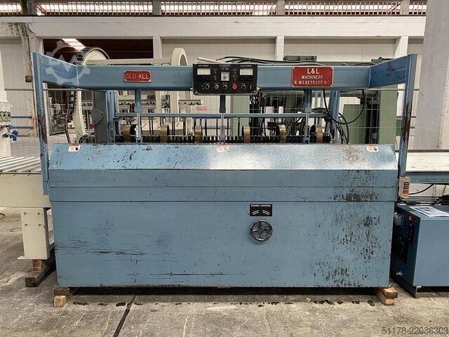 L&L Machinery Inc GLU-ALL Pressa per listellare ad alta frequenza, piano mm. 2700x1300 L&L Machinery Inc GLU-ALL