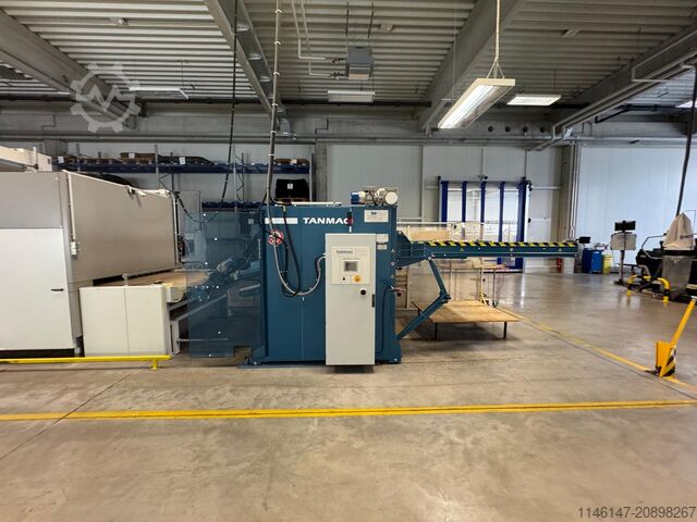 Installation de vernissage pour cuir / ligne de finition (topcoat) Barnini Leder Lackieranlage/Topcoat line leather