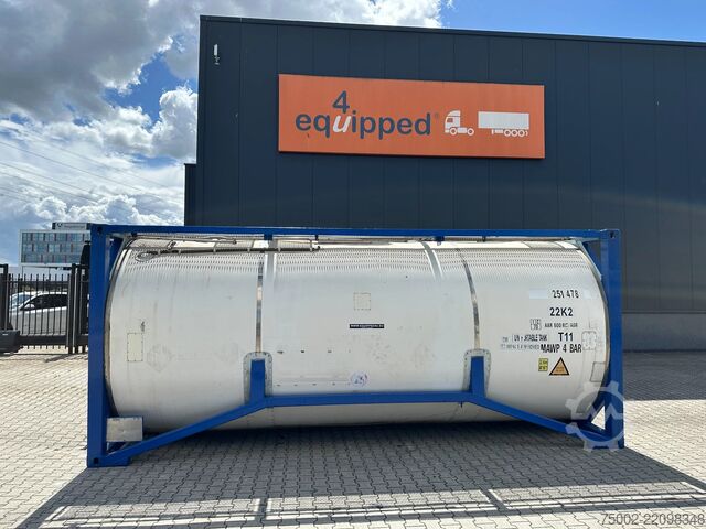 Tankcontainer Welfit Oddy 20FT ISO / 24.900L / 1-COMP  / T11 / 22K2 /  AD...