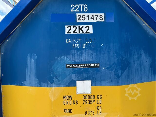 δεξαμενόπλοιο κοντέινερ Welfit Oddy 20FT ISO / 24.900L / 1-COMP  / T11 / 22K2 /  AD...
