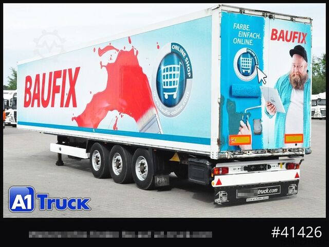 Semi-remorque fourgon KRONE SDK 27, Koffer, Lager, Container, Hühnerstall, isoliert
