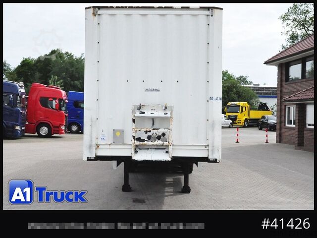 Semi-remorque fourgon KRONE SDK 27, Koffer, Lager, Container, Hühnerstall, isoliert