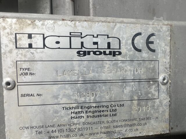 Lameleni separator Haith  