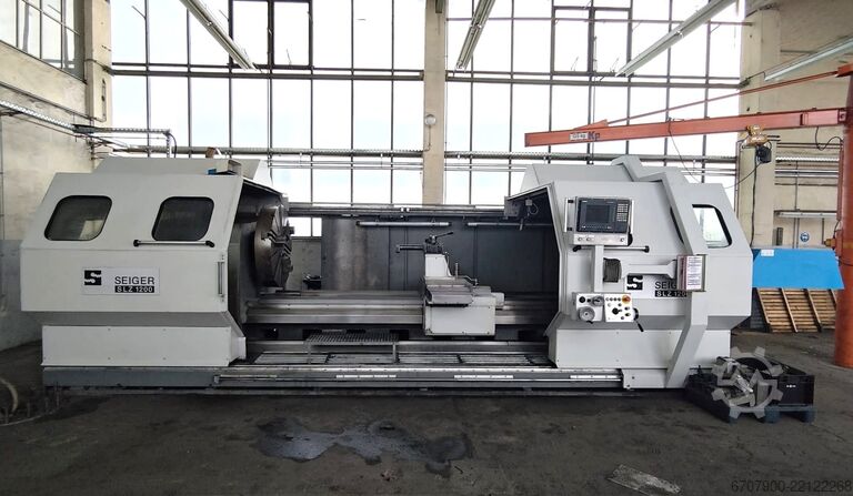 Tornio pesante Seiger SLZ 1200 x 3000 con controllo cicli Siemens Seiger SLZ 1200 x 3000