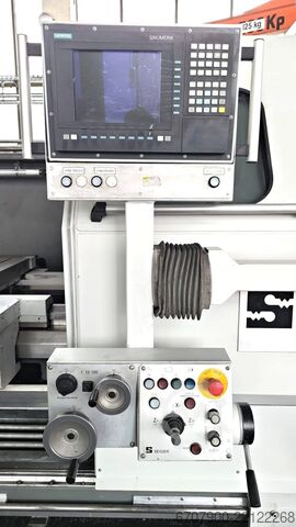 Tornio pesante Seiger SLZ 1200 x 3000 con controllo cicli Siemens Seiger SLZ 1200 x 3000