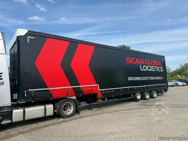 Dieplader oplegger Wiese 3-Achs Gabestaplertransporter Mega LBW
