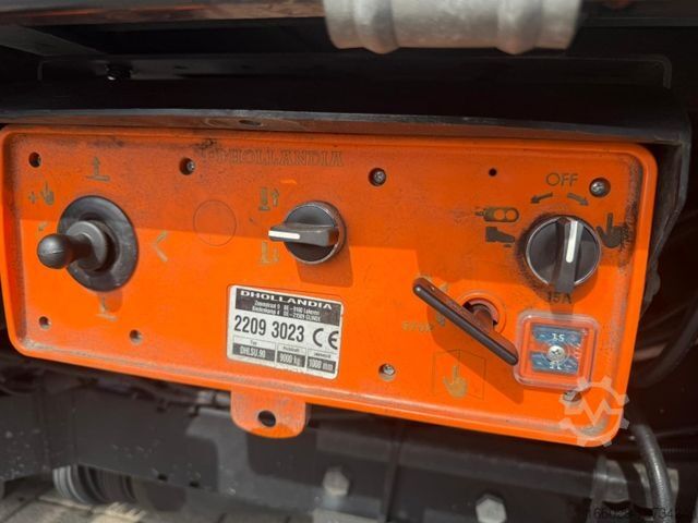 Dieplader oplegger Wiese 3-Achs Gabestaplertransporter Mega LBW