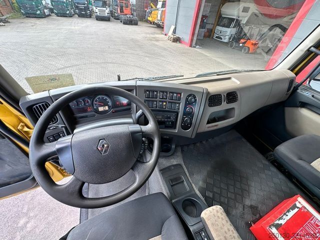 Kamion s kipom s pomičnim kontejnerom RENAULT Premium Lander 460.32 8x4 BB HIAB XR26S Hooklift