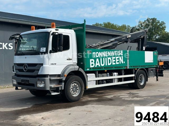 Kamion sa ravnom platformom MERCEDES-BENZ Axor 1929 4x2 Pritsche + HIAB Ladekran