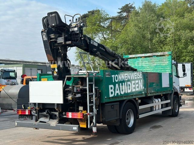 Kamion sa ravnom platformom MERCEDES-BENZ Axor 1929 4x2 Pritsche + HIAB Ladekran