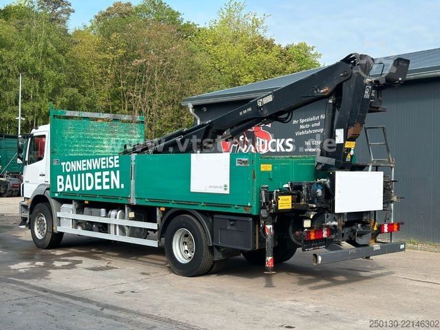 Kamion sa ravnom platformom MERCEDES-BENZ Axor 1929 4x2 Pritsche + HIAB Ladekran