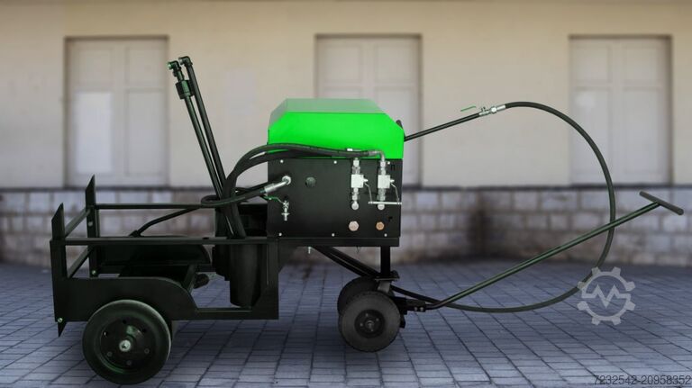 Mastic asphalt mixer TICAB Bitumen Emulsion Sprayer 200 L,500L