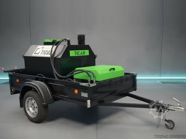 Mastic asphalt mixer TICAB Bitumen Emulsion Sprayer 200 L,500L