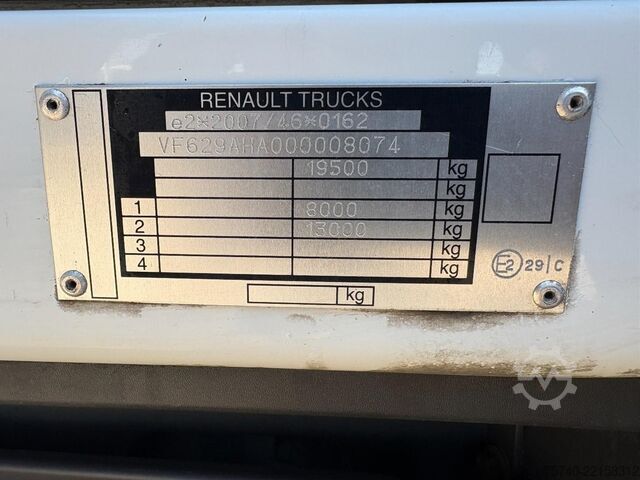 Benne fermée Renault Premium + DHOLLANDIA LOADLIFT + SMART TACHO + E...