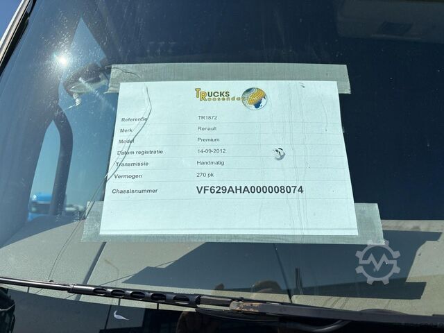 Benne fermée Renault Premium + DHOLLANDIA LOADLIFT + SMART TACHO + E...
