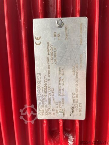 190 liter Winkworth Type ZX190-9 roestvrijstalen mixer/extruder WINKWORTH ZX190-9