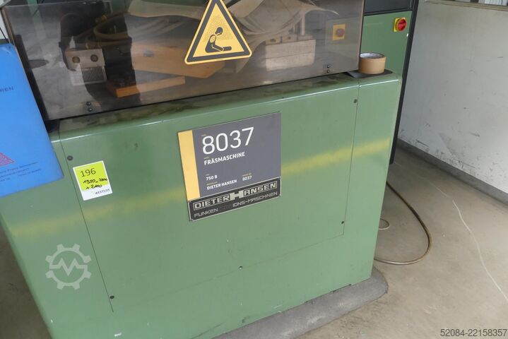 Dieter Hansen erodeermachine Dieter Hansen 750 B