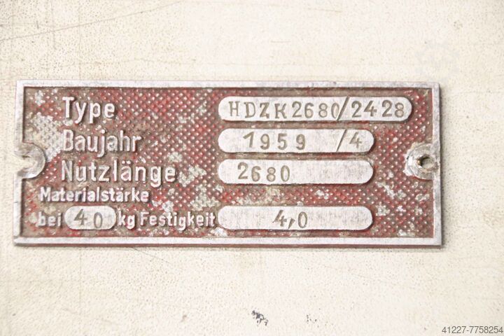 Nástroj pro ohraňovací lis Otočná ohýbačka Lotze 2678/15/H57 mm