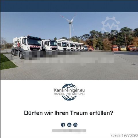 Camion-citerne à vide MAN MAN TGS 26.440 / Müller Wasserrückgewinner #474