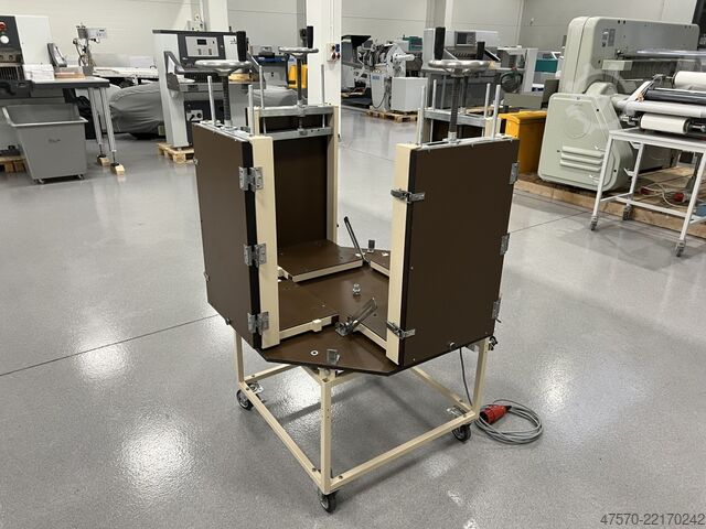 μηχάνημα βιβλιοδεσίας MURO 4 x 5000 A4/HAD 4-station bookbinding press for gluing