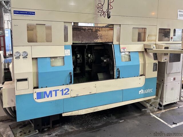 Çift milli, çift taretli CNC torna tezgahı Muratec MT-12m