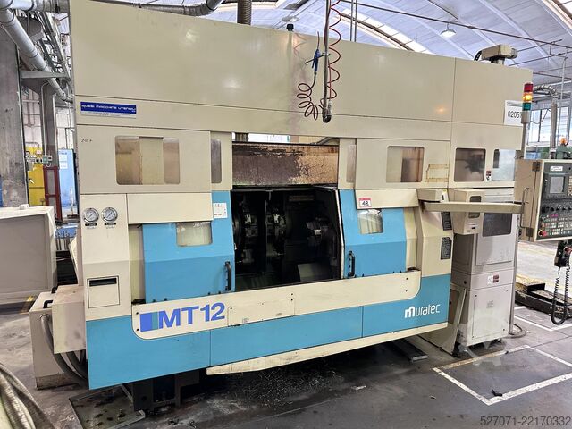 Çift milli, çift taretli CNC torna tezgahı Muratec MT-12m