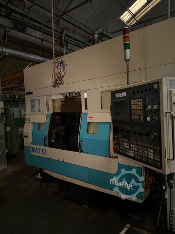 Çift milli, çift taretli CNC torna tezgahı Muratec MT-12m
