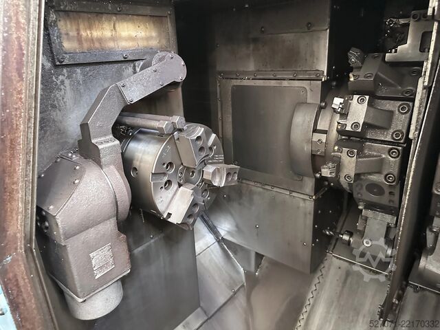 Çift milli, çift taretli CNC torna tezgahı Muratec MT-12m