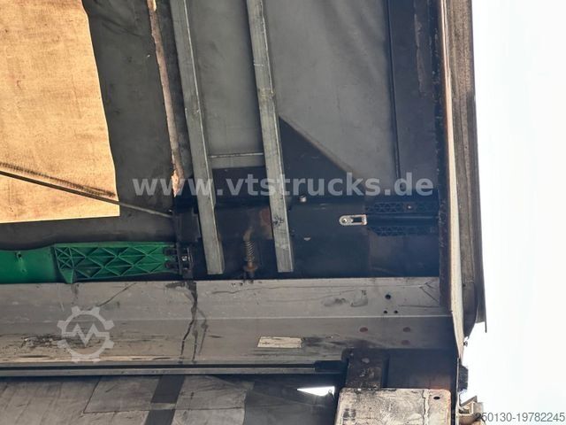 Brandalı açık yarı römork KRONE SD Pritsche + Plane Edscha-Verdeck Mega